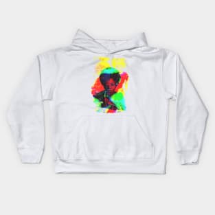 Nina Simone halftone graphic Kids Hoodie